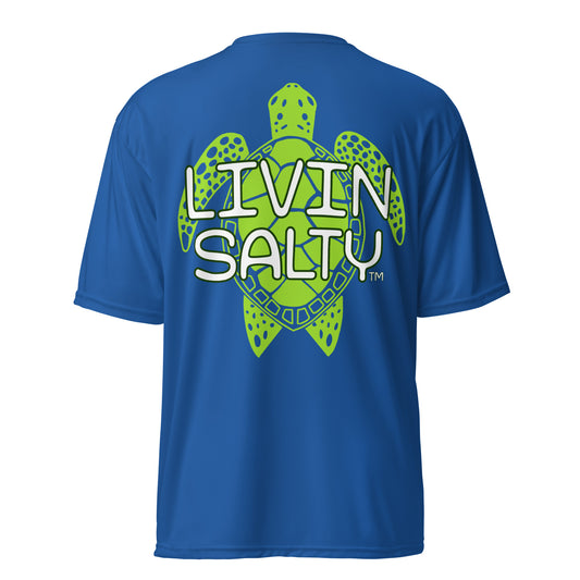 Dry Fit LIVIN SALTY Turtle t-shirt