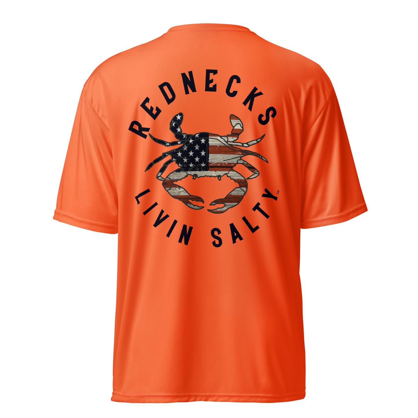 REDNECKS LIVIN SALTY crab dry fit