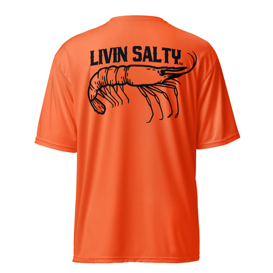 Dry fit LIVIN SALTY Shrimp shirt