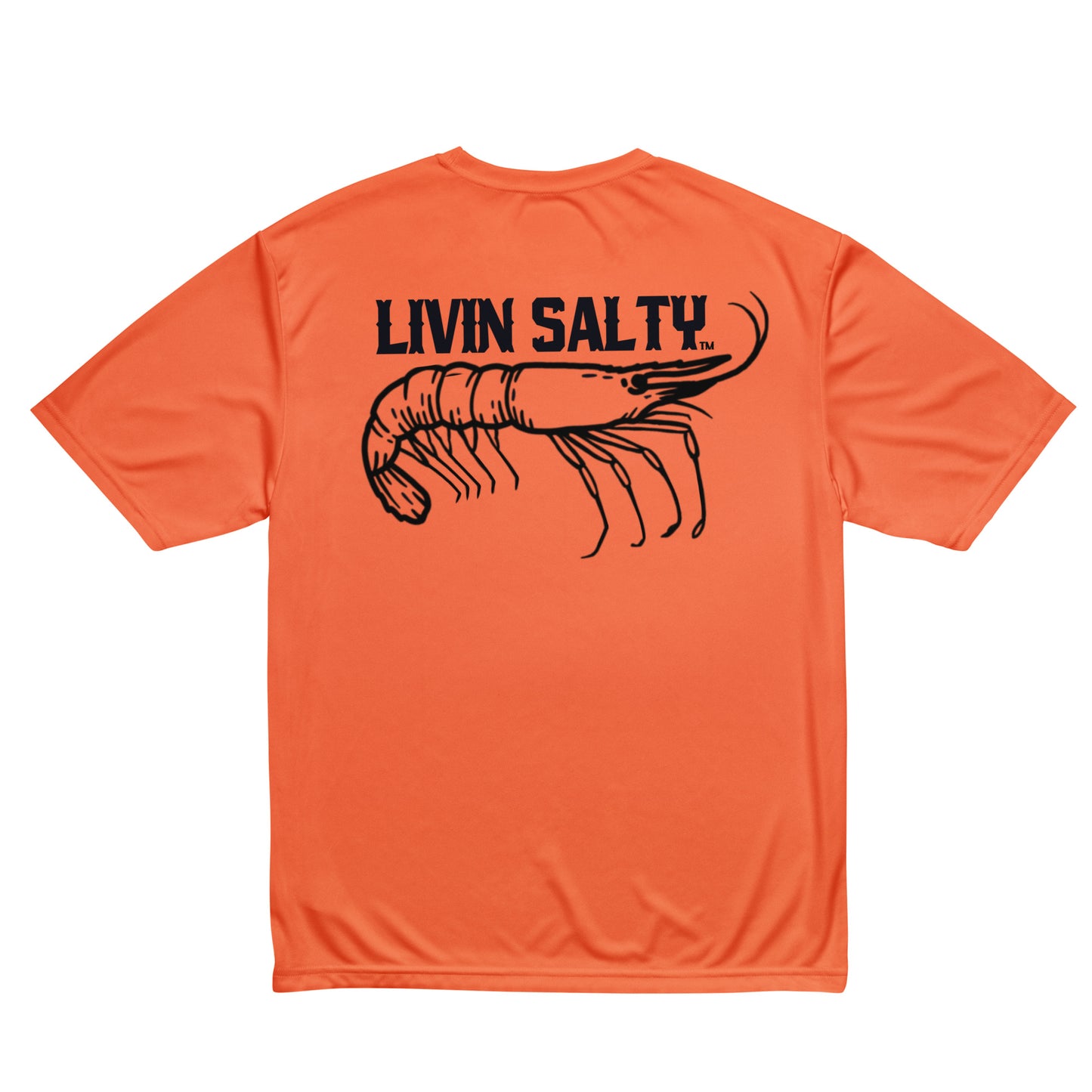 Dry fit LIVIN SALTY Shrimp shirt