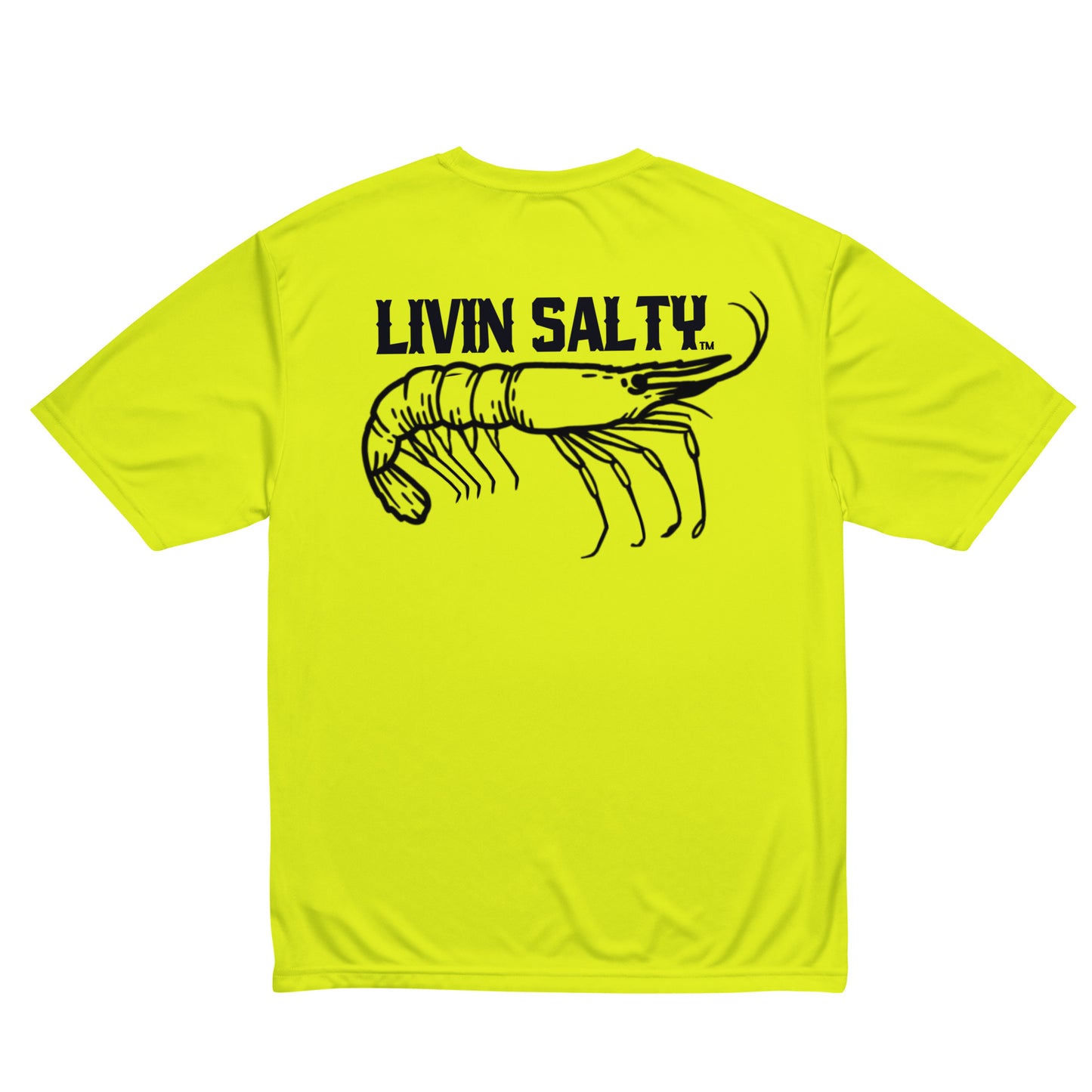 Dry fit LIVIN SALTY Shrimp shirt