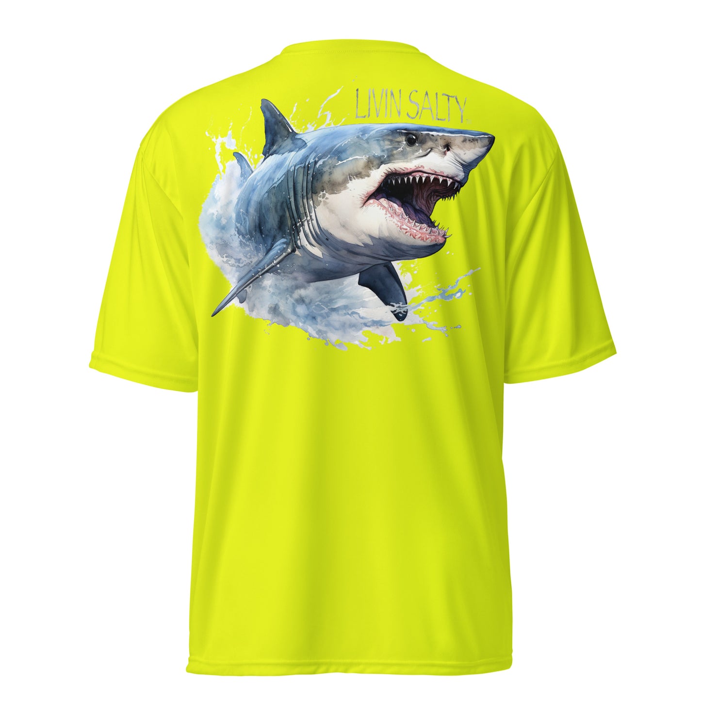 Dry fit LIVIN SALTY Shark T-Shirt