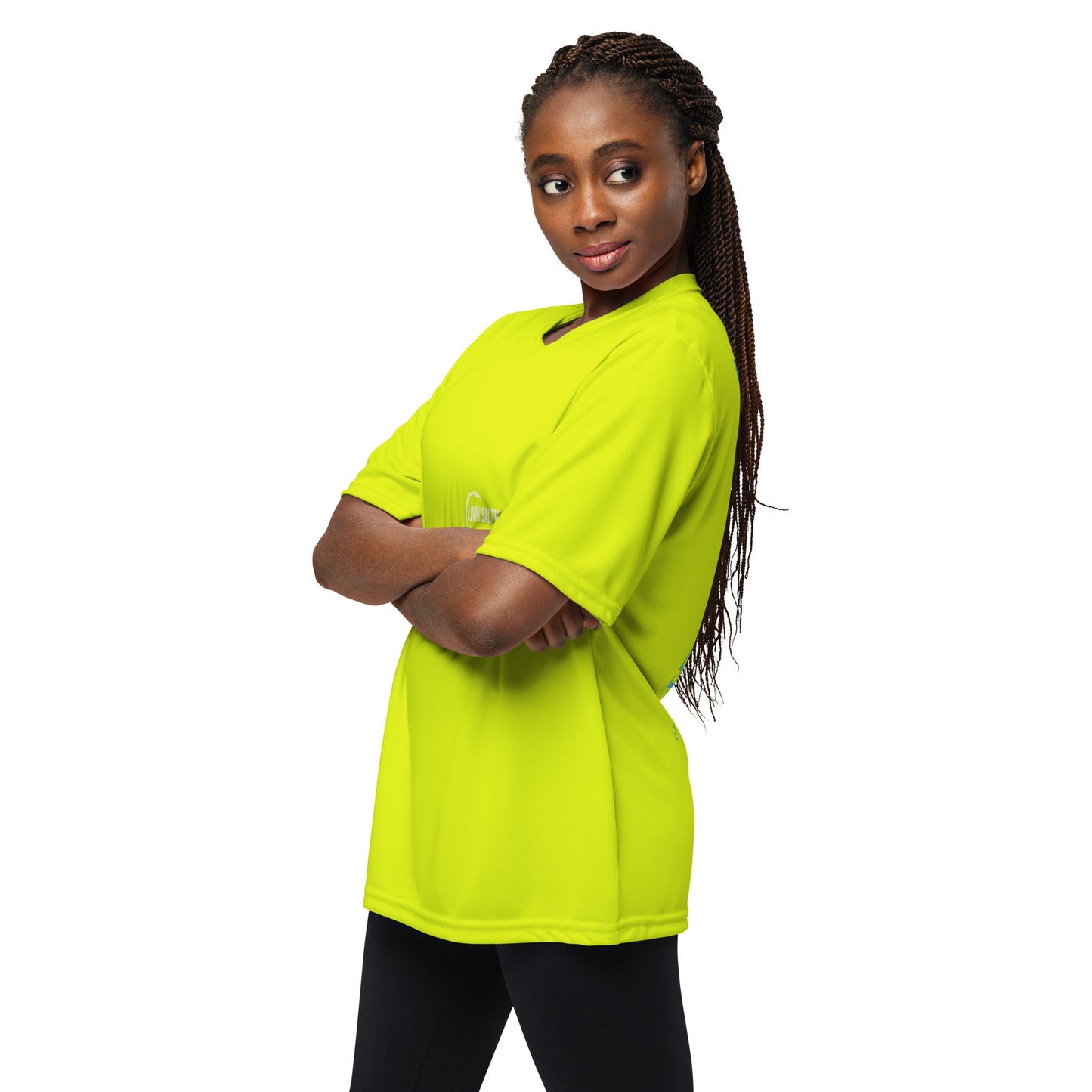 Women’s Dry fit LIVIN SALTY flag t-shirt