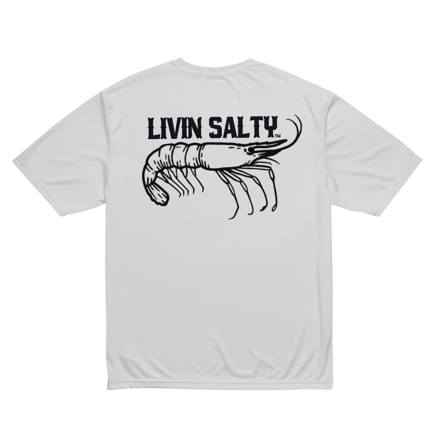 Dry fit LIVIN SALTY Shrimp shirt
