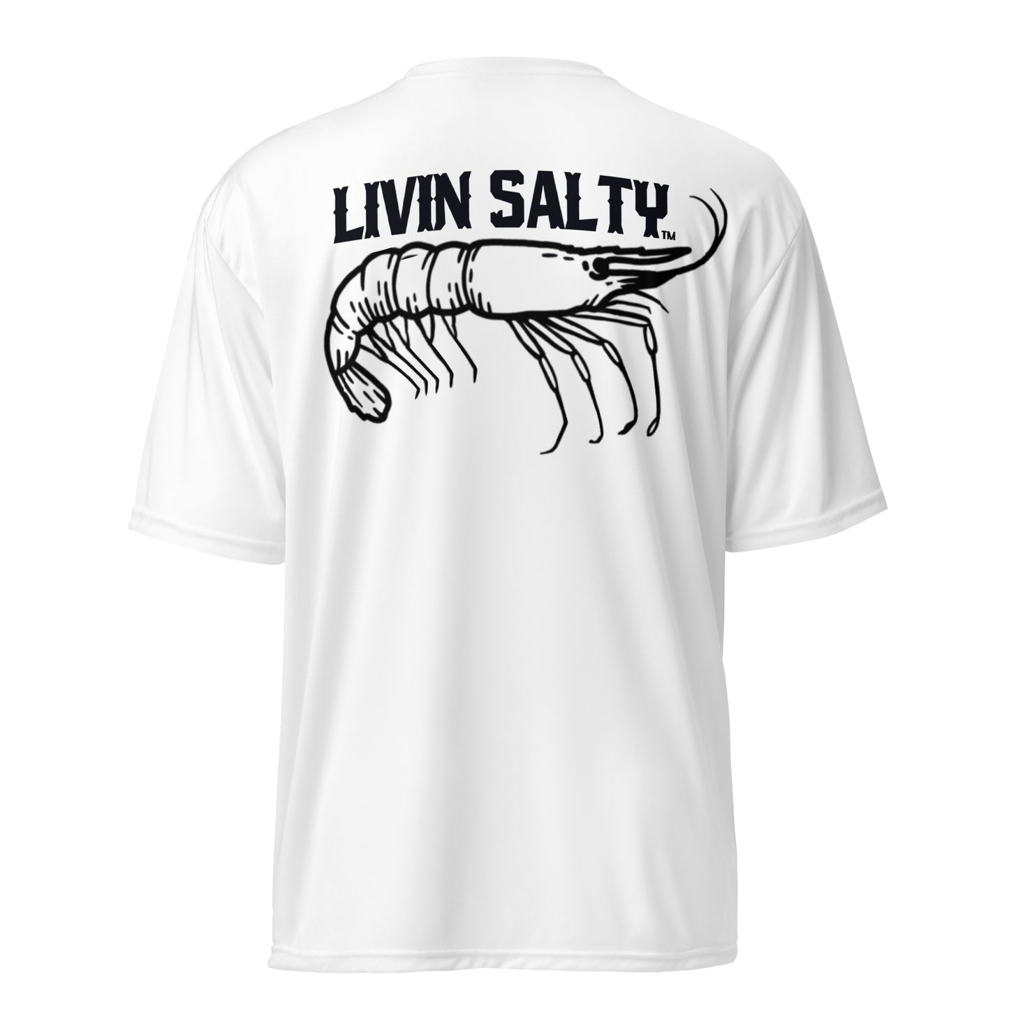 Dry fit LIVIN SALTY Shrimp shirt