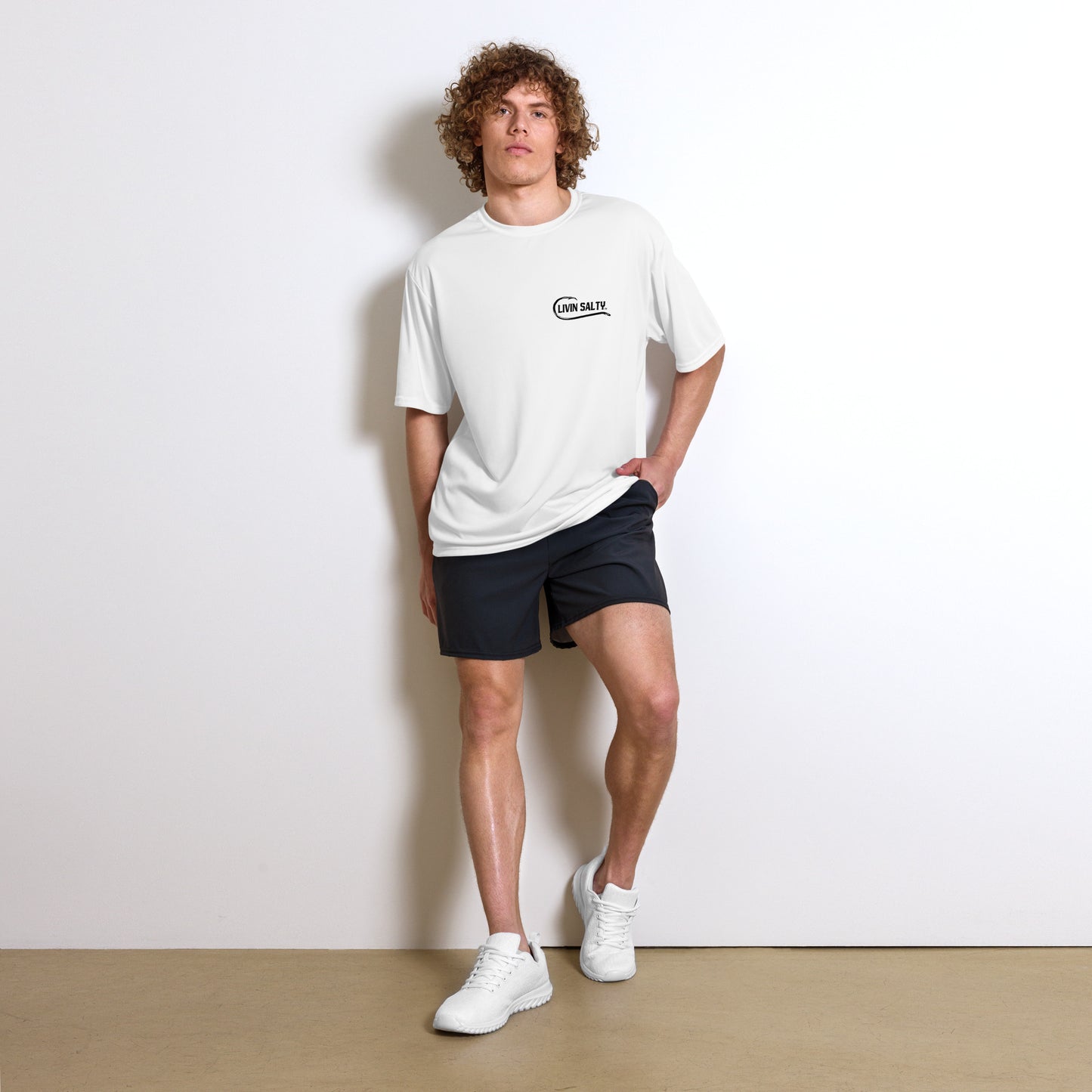Dry fit LIVIN SALTY Shrimp shirt