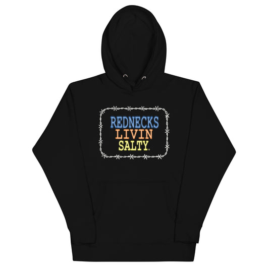 Unisex REDNECKS LIVIN SALTY Parrot Hoodie