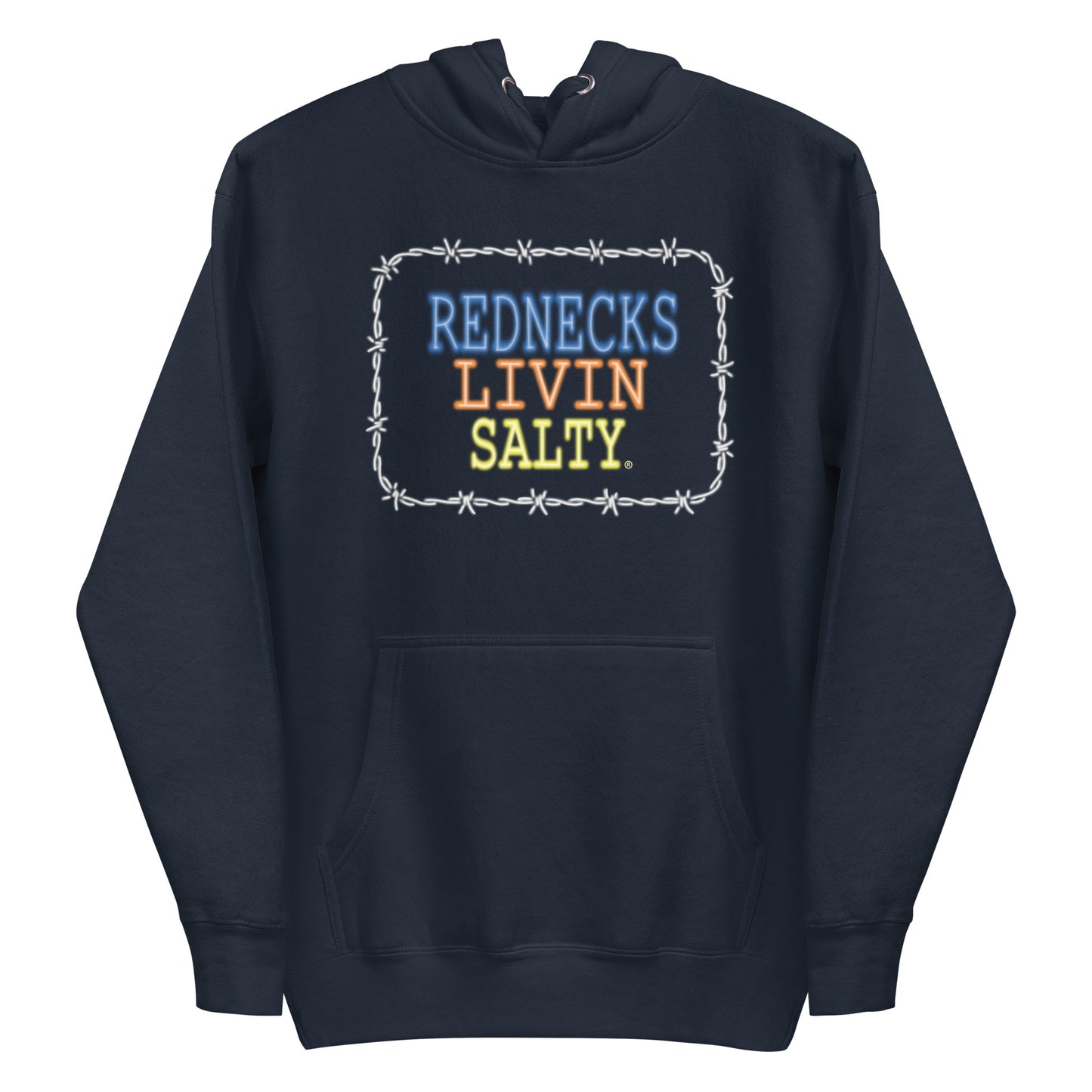 Unisex REDNECKS LIVIN SALTY Parrot Hoodie