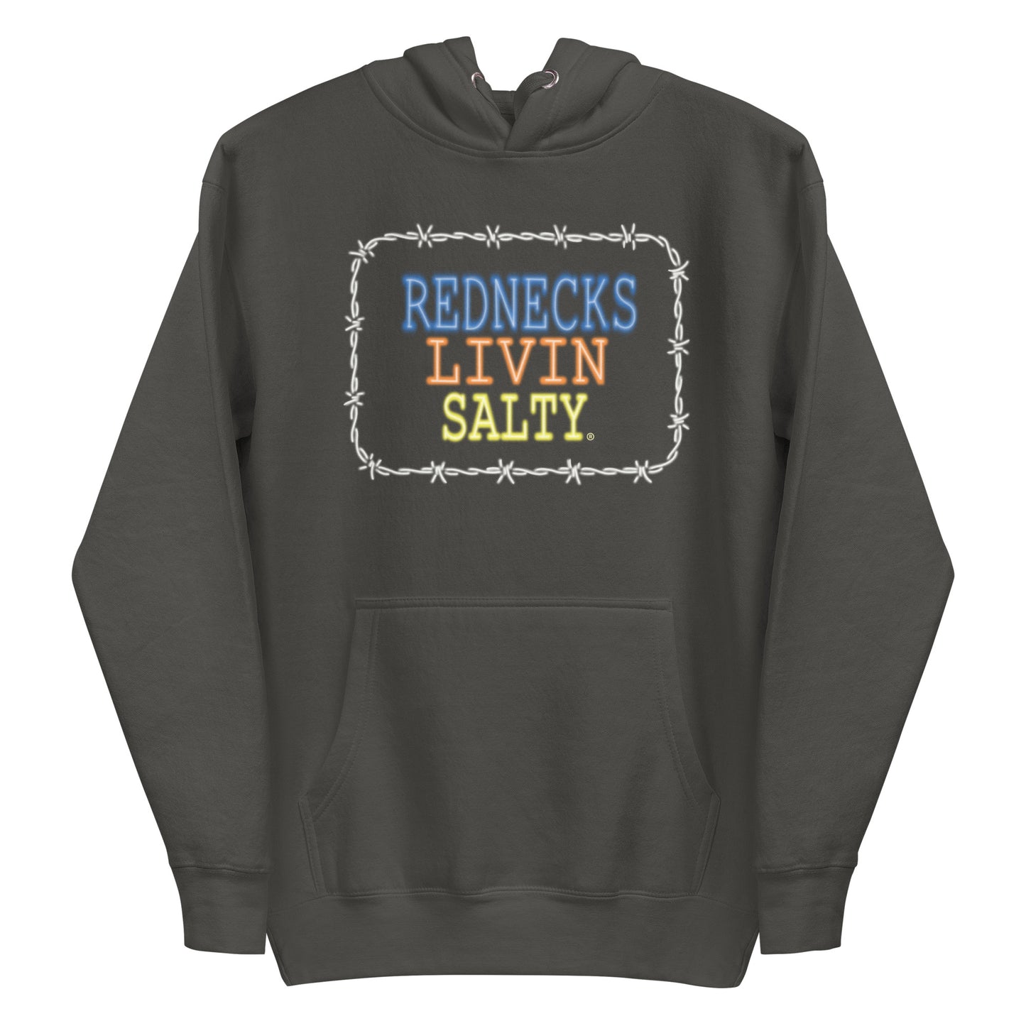 Unisex REDNECKS LIVIN SALTY Parrot Hoodie