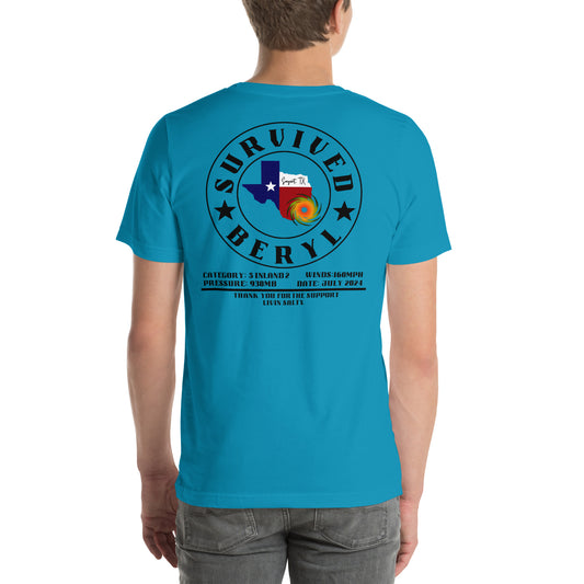 HURRICANE BERYL Unisex t-shirt