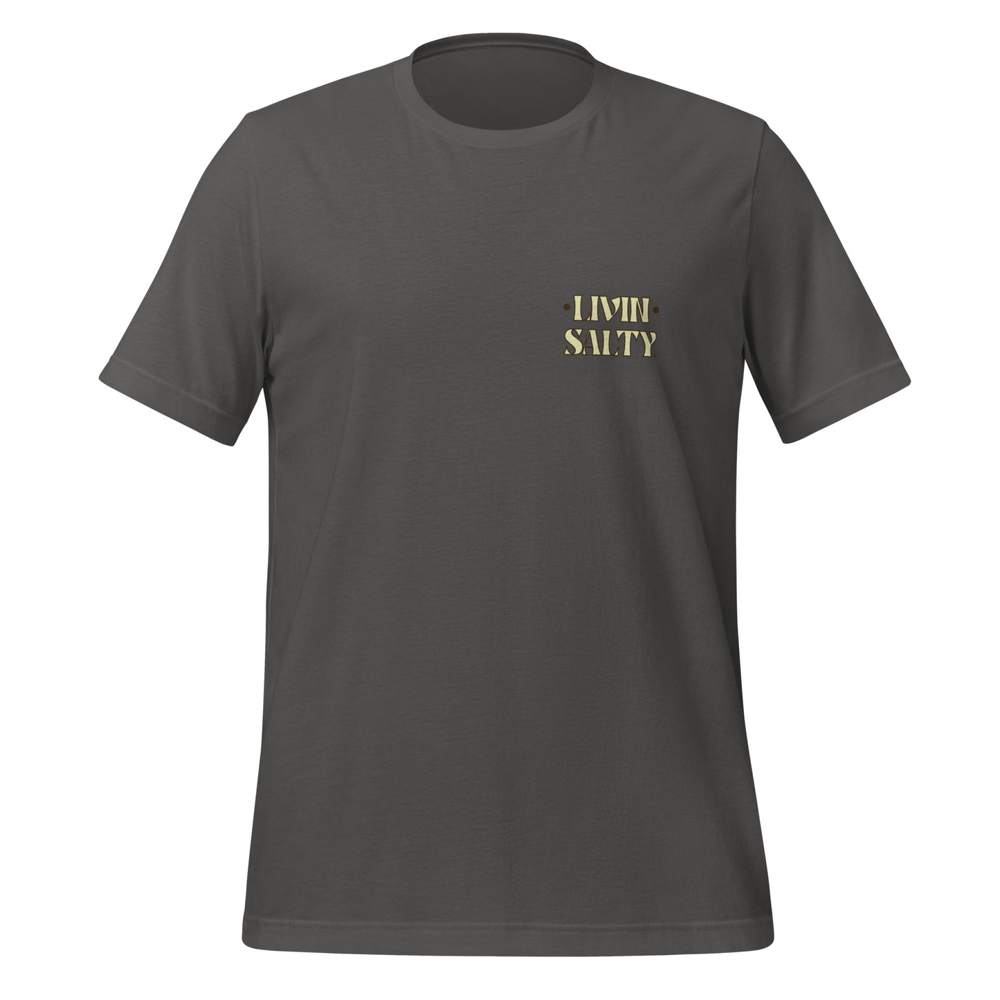 Cotton LIVIN SALTY Round Surfboard t-shirt