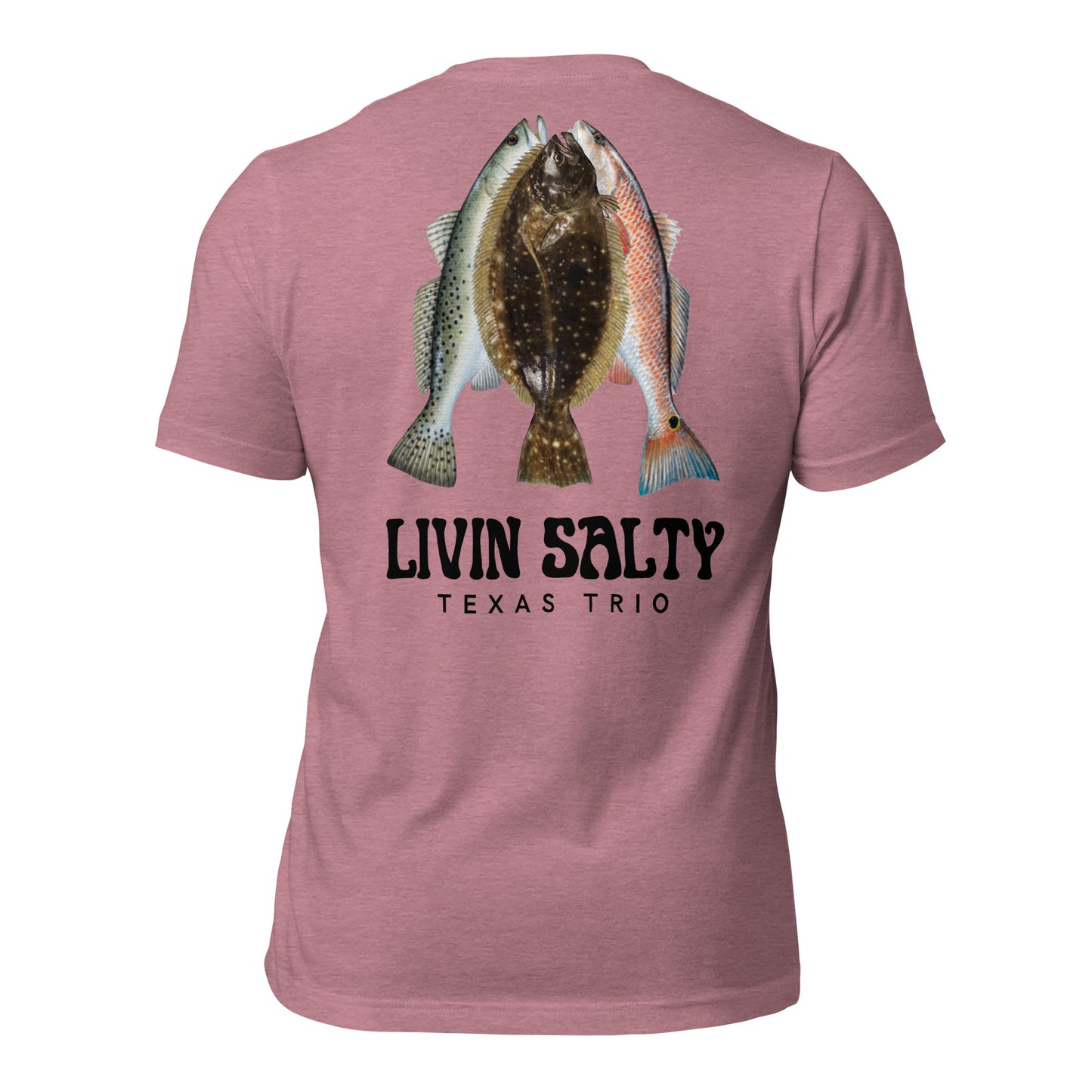 Unisex Texas Trio LIVIN SALTY Cotton t-shirt