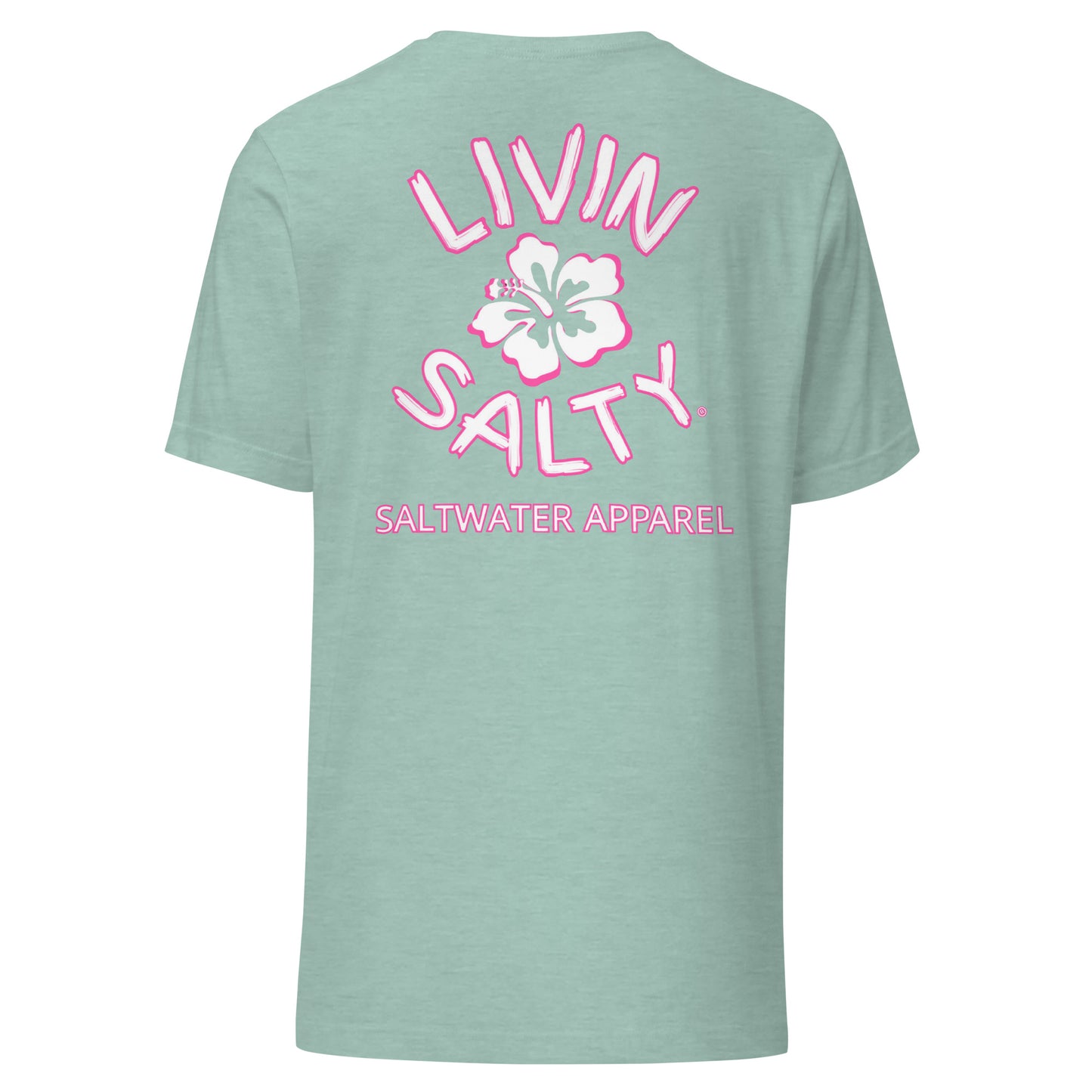 Unisex LIVIN SALTY flower t-shirt