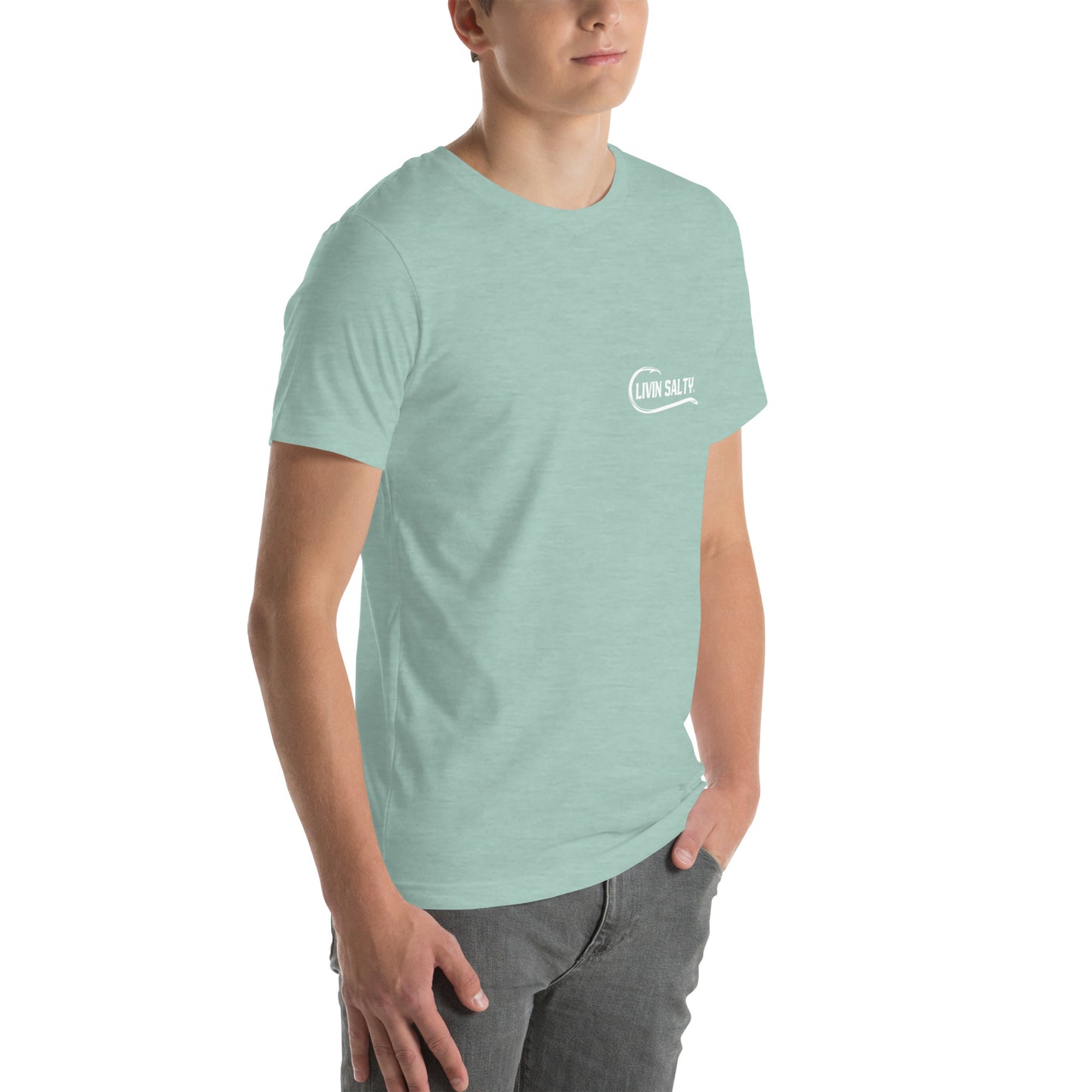 Unisex LIVIN SALTY flower t-shirt