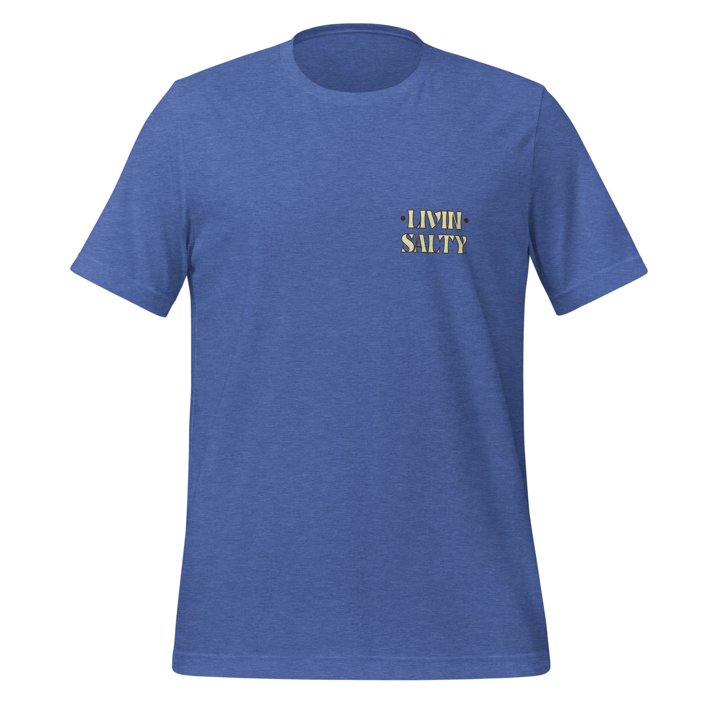 Cotton LIVIN SALTY Round Surfboard t-shirt