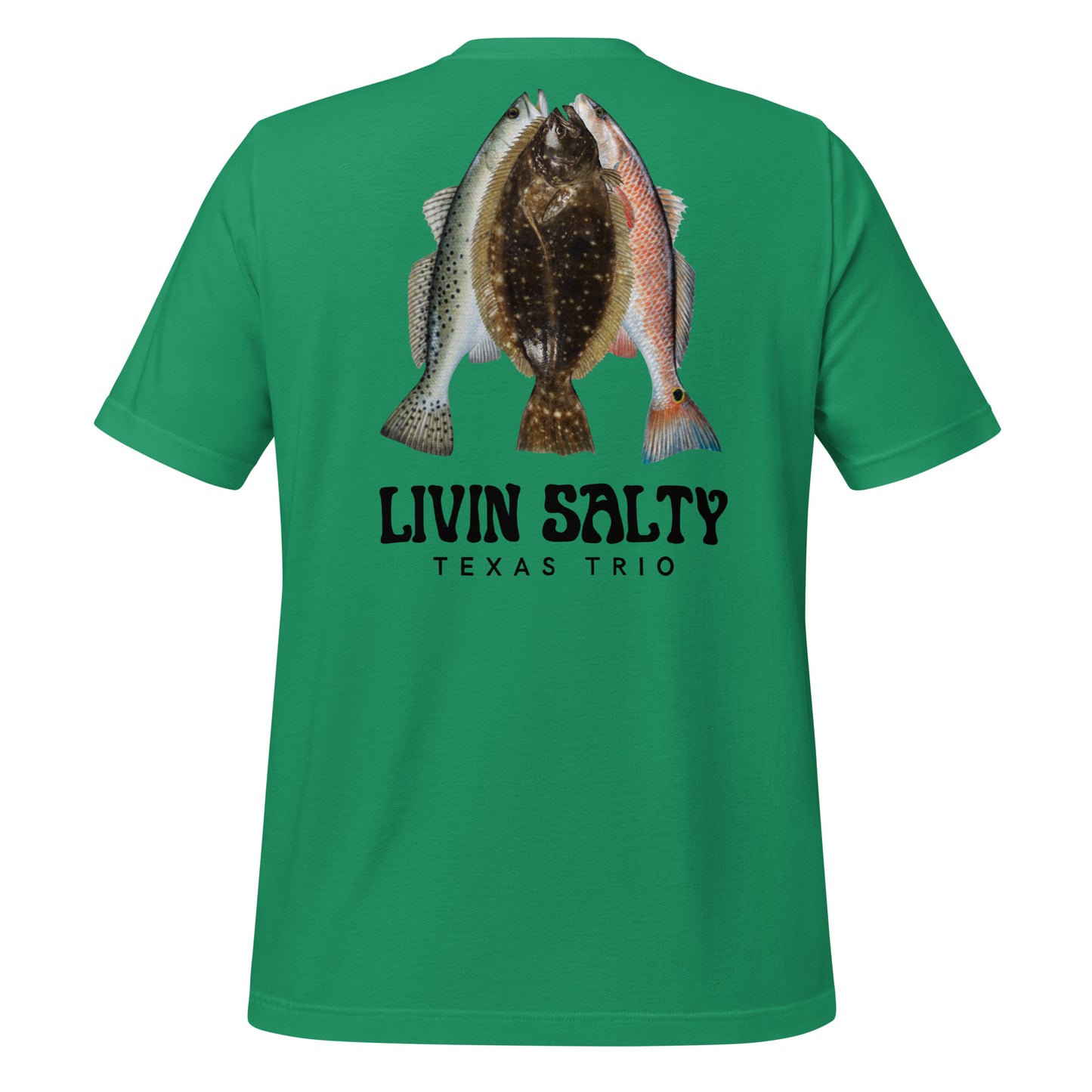Unisex Texas Trio LIVIN SALTY Cotton t-shirt