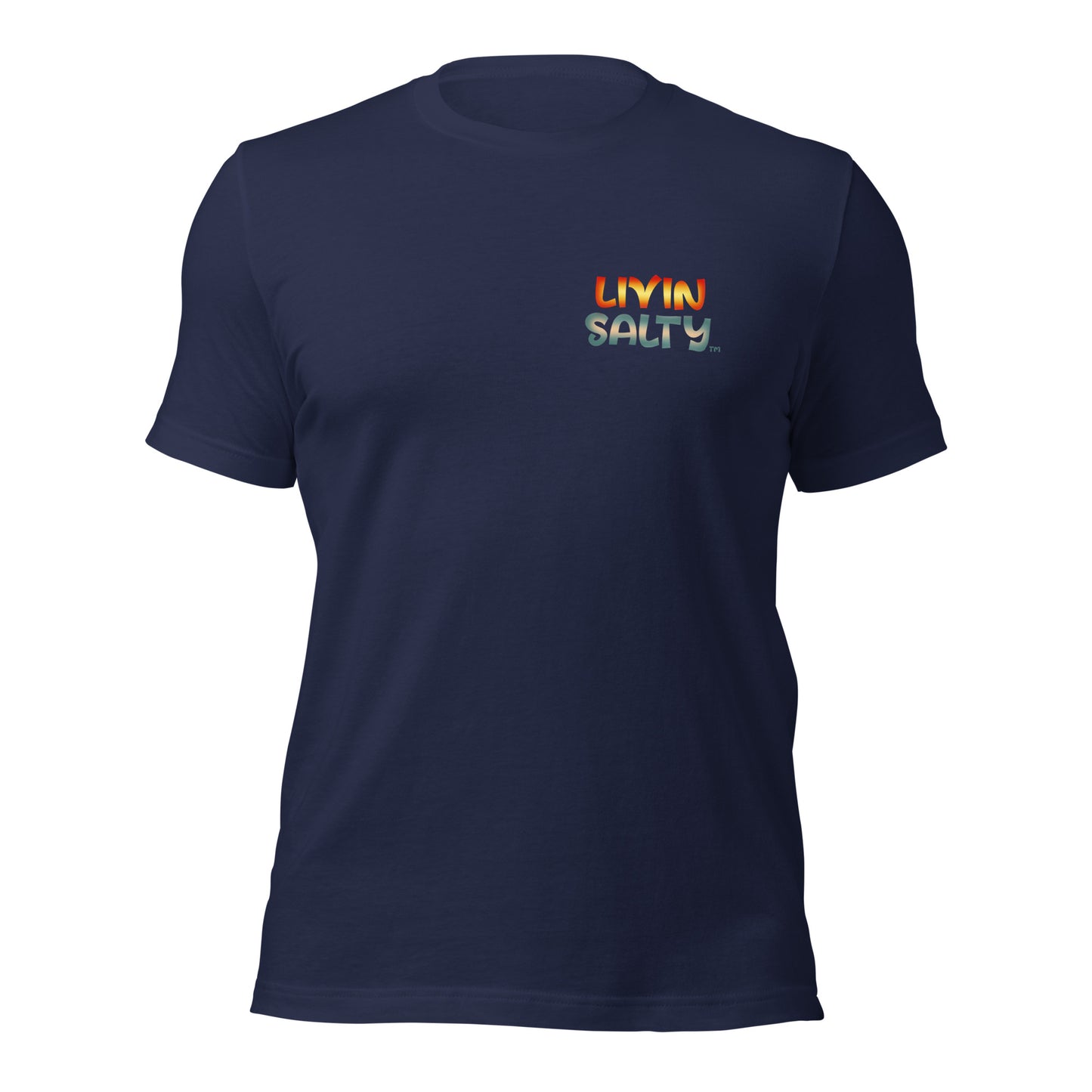 Unisex Surf board LIVIN SALTY Cotton t-shirt
