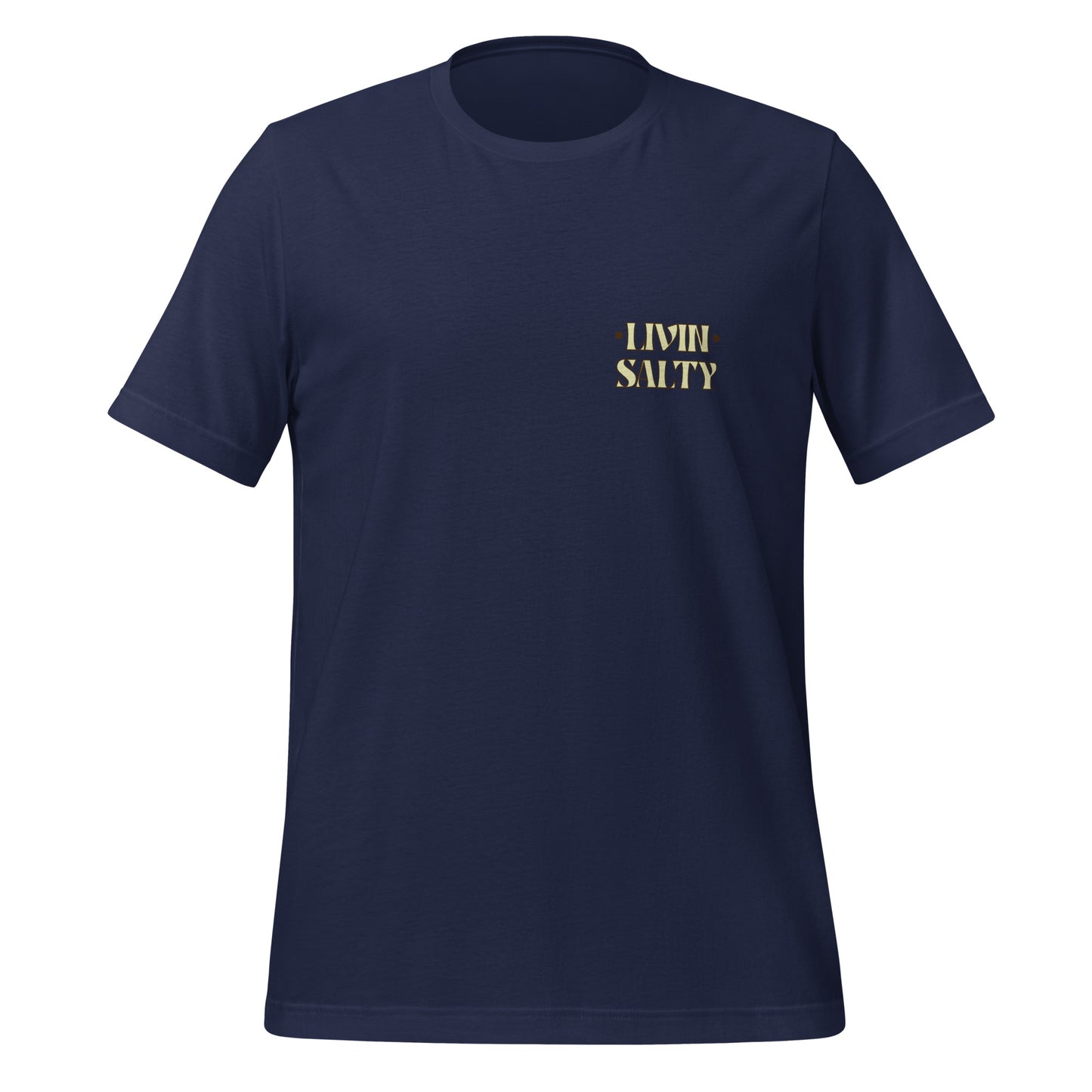 Cotton LIVIN SALTY Round Surfboard t-shirt