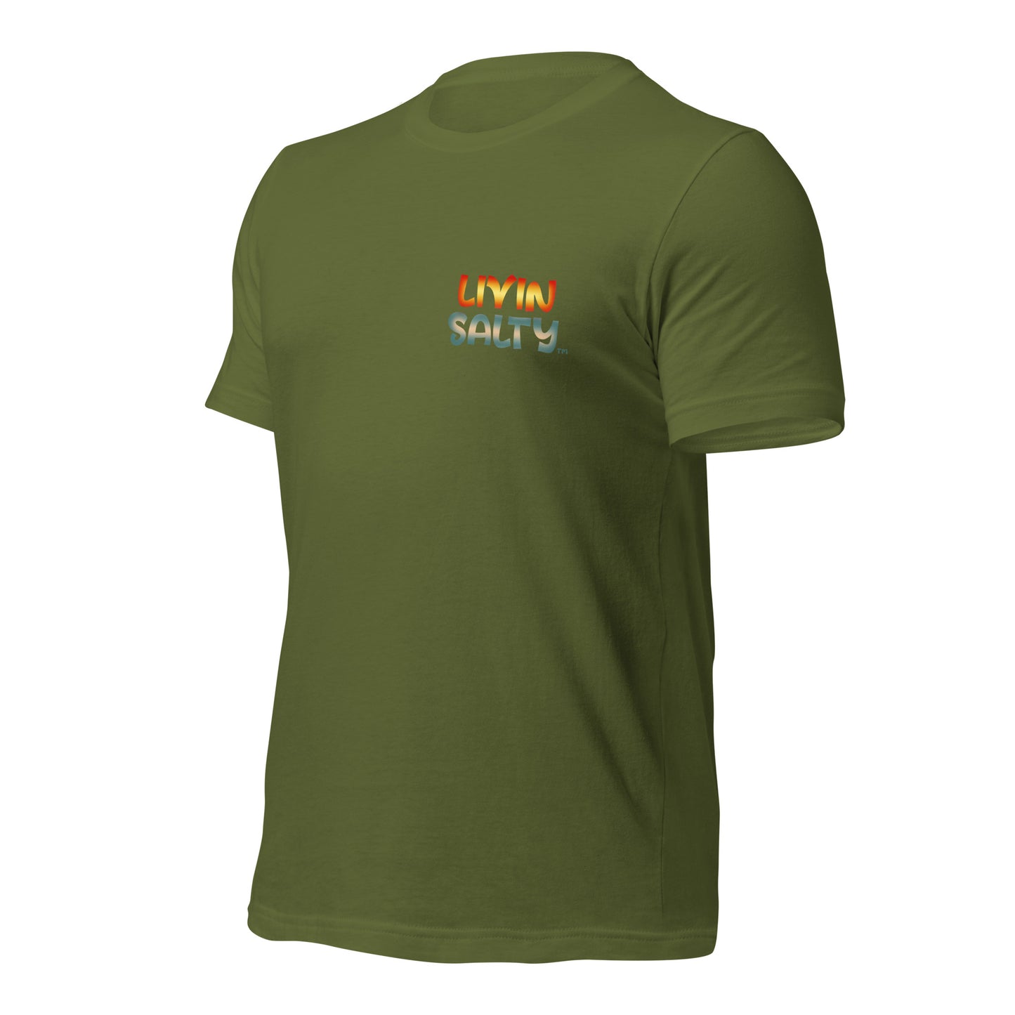 Unisex Surf board LIVIN SALTY Cotton t-shirt