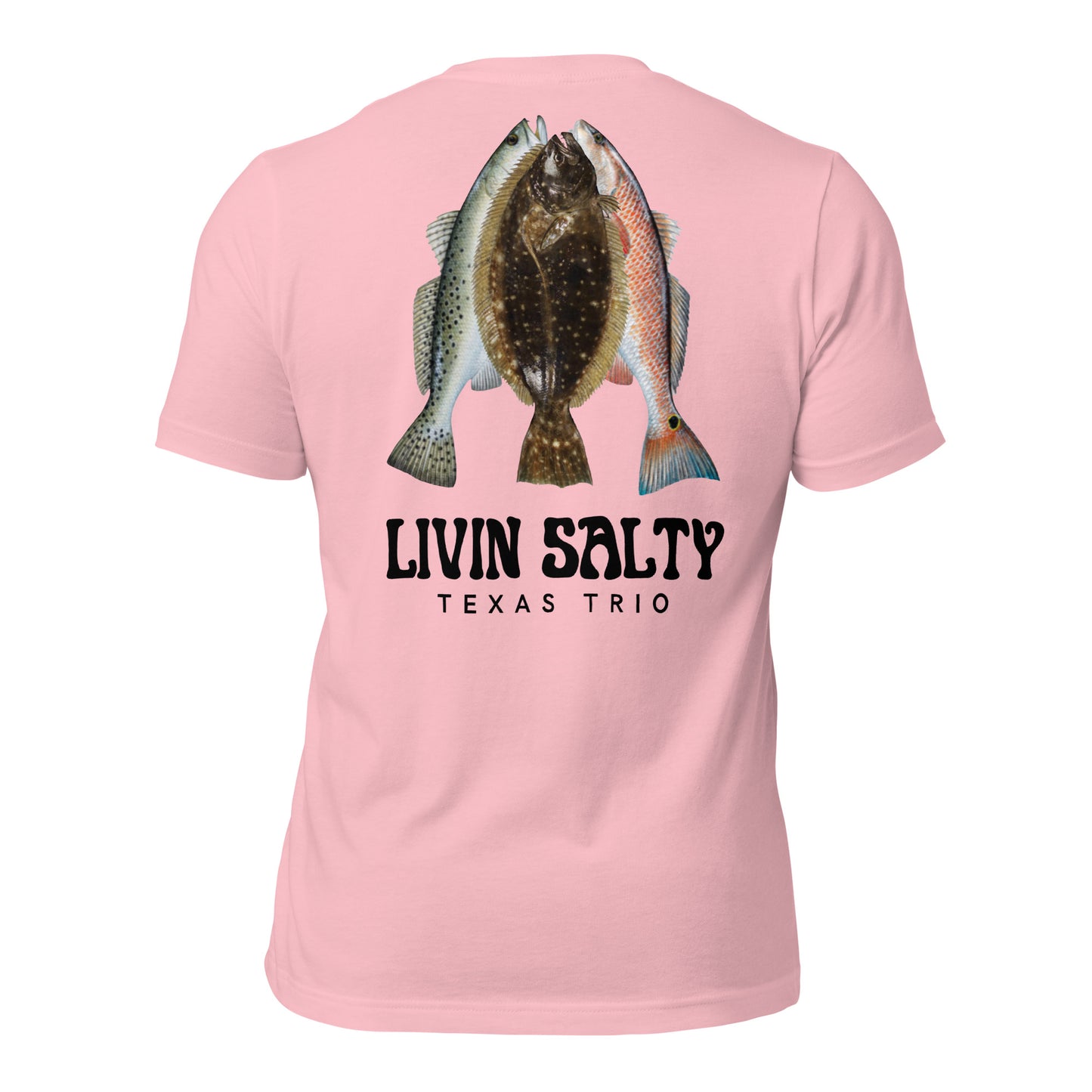 Unisex Texas Trio LIVIN SALTY Cotton t-shirt