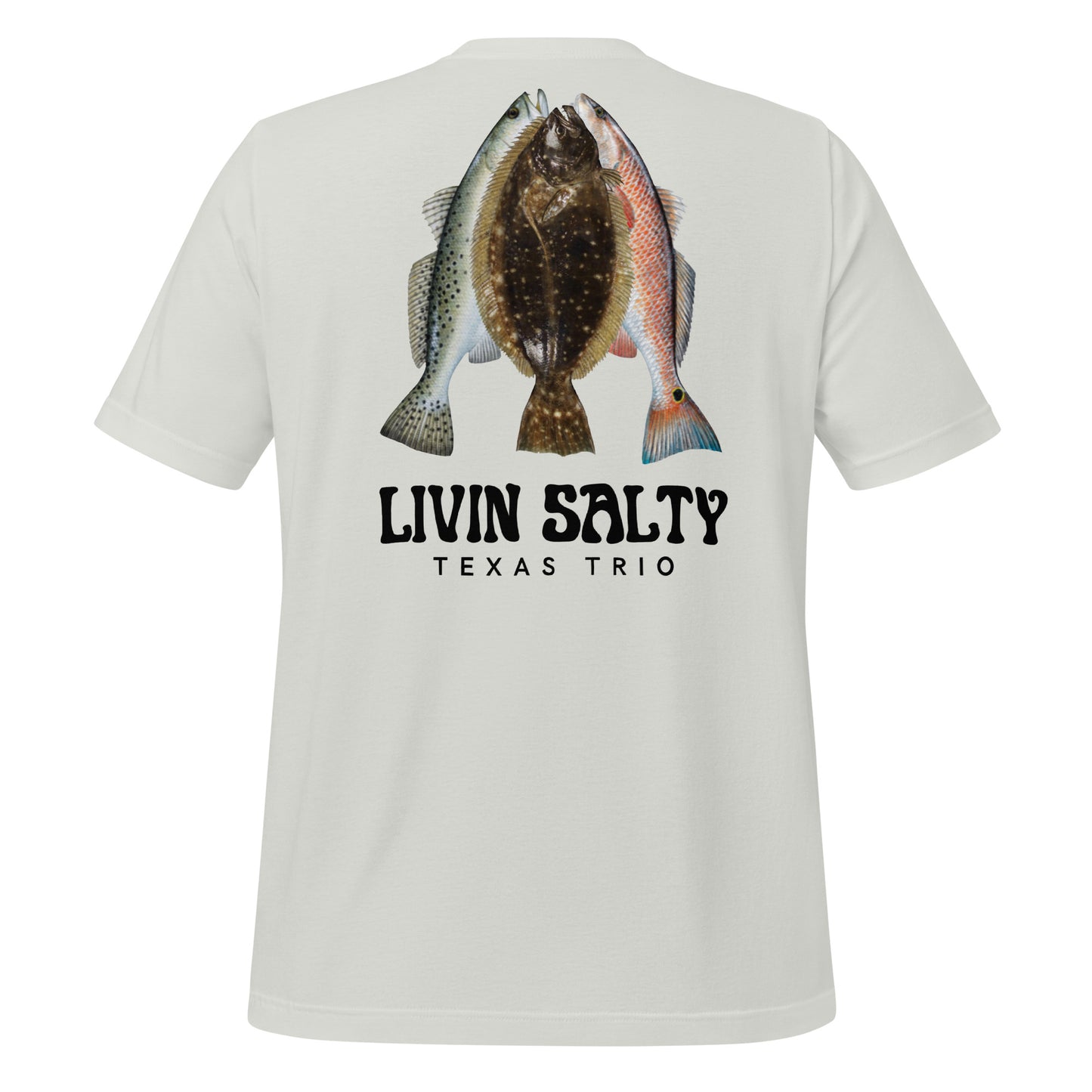Unisex Texas Trio LIVIN SALTY Cotton t-shirt