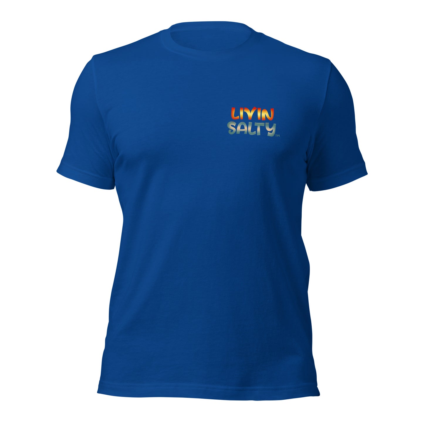 Unisex Surf board LIVIN SALTY Cotton t-shirt