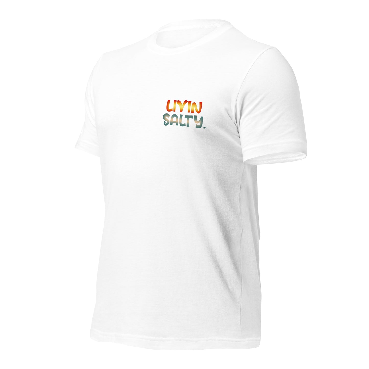 Unisex Surf board LIVIN SALTY Cotton t-shirt