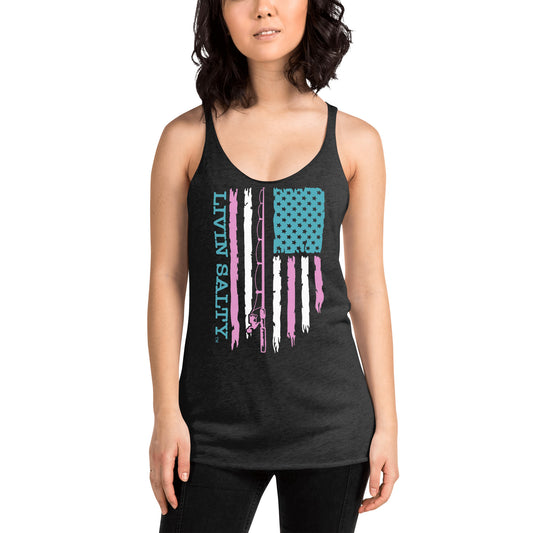 Women's LIVIN SALTY Flag Tank