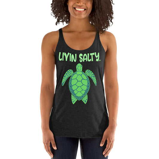 Women's Turtle LIVIN SALTY Tank