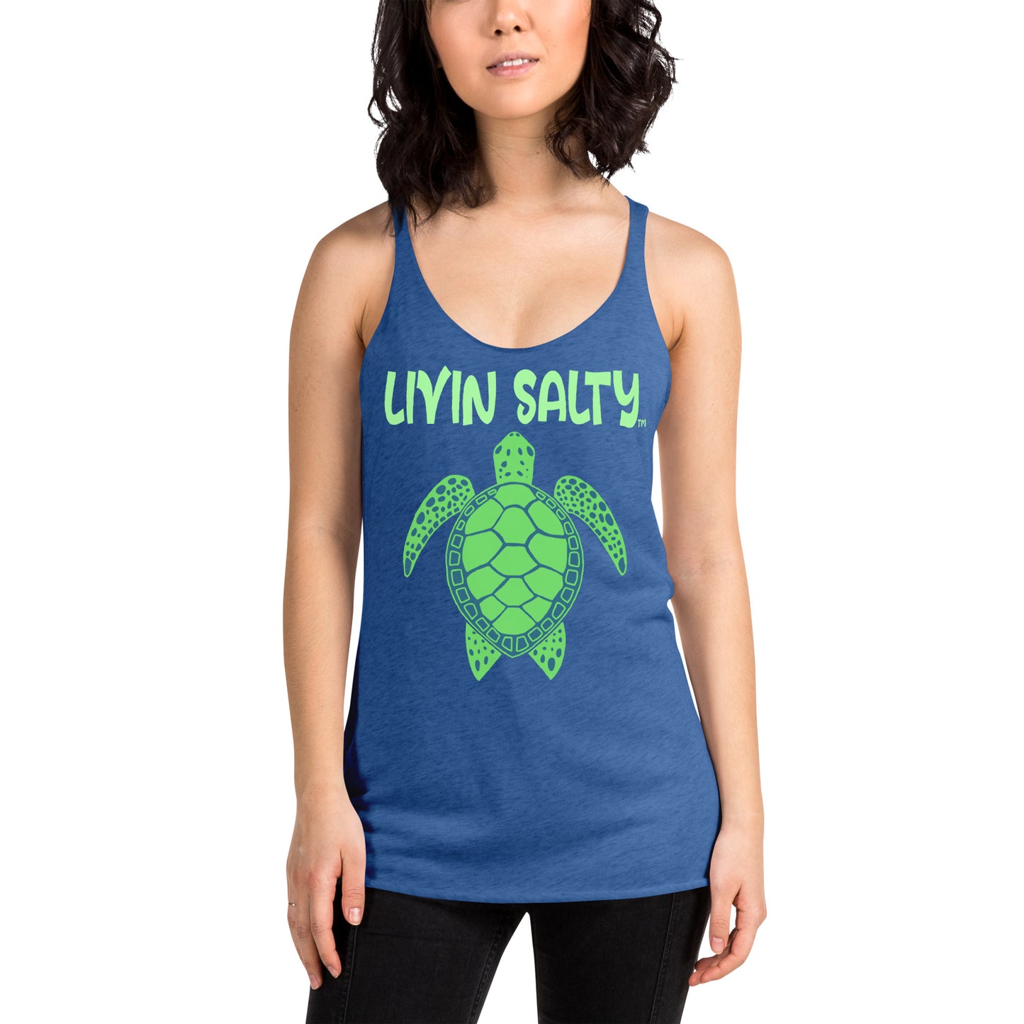 Women's Turtle LIVIN SALTY Tank