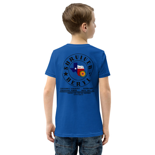 Youth HURRICANE BERYL Short Sleeve T-Shirt